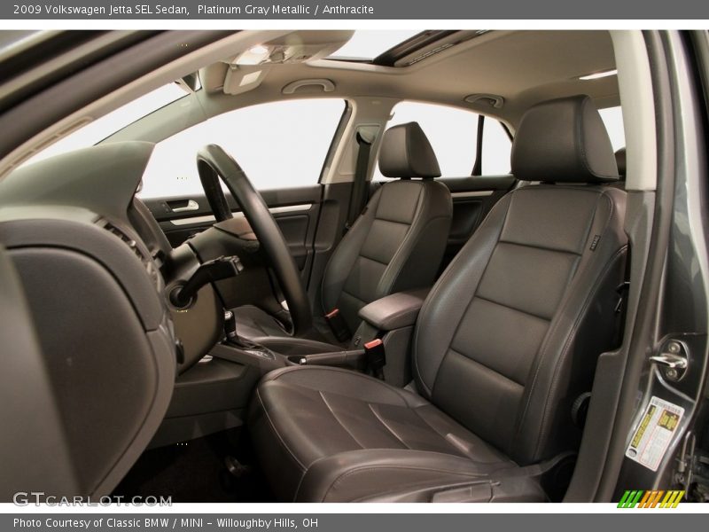 Platinum Gray Metallic / Anthracite 2009 Volkswagen Jetta SEL Sedan