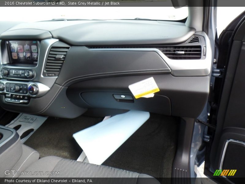 Slate Grey Metallic / Jet Black 2016 Chevrolet Suburban LS 4WD