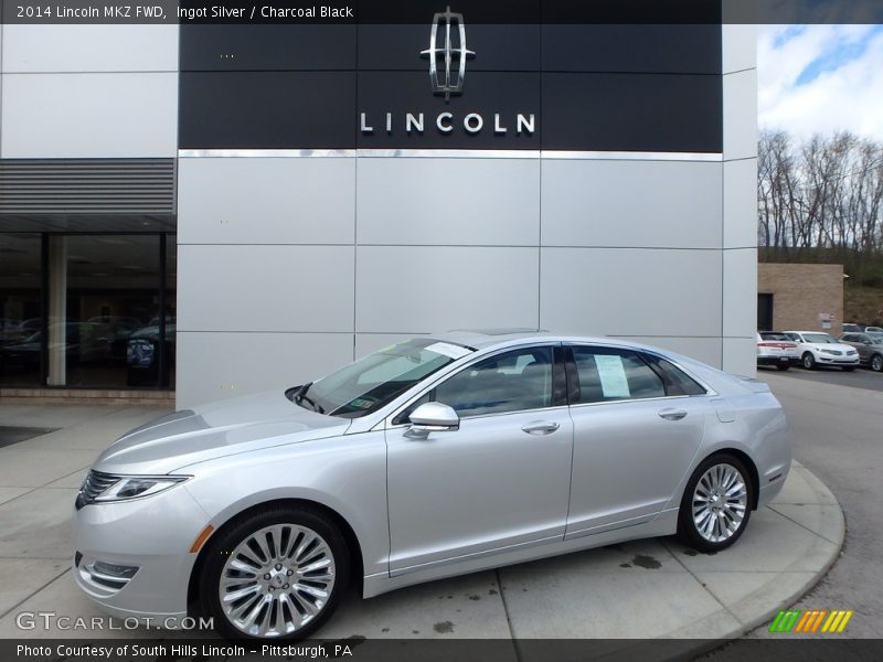Ingot Silver / Charcoal Black 2014 Lincoln MKZ FWD