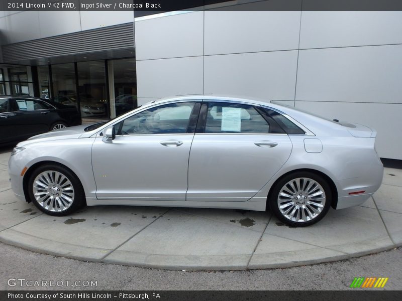 Ingot Silver / Charcoal Black 2014 Lincoln MKZ FWD