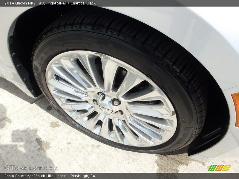 Ingot Silver / Charcoal Black 2014 Lincoln MKZ FWD