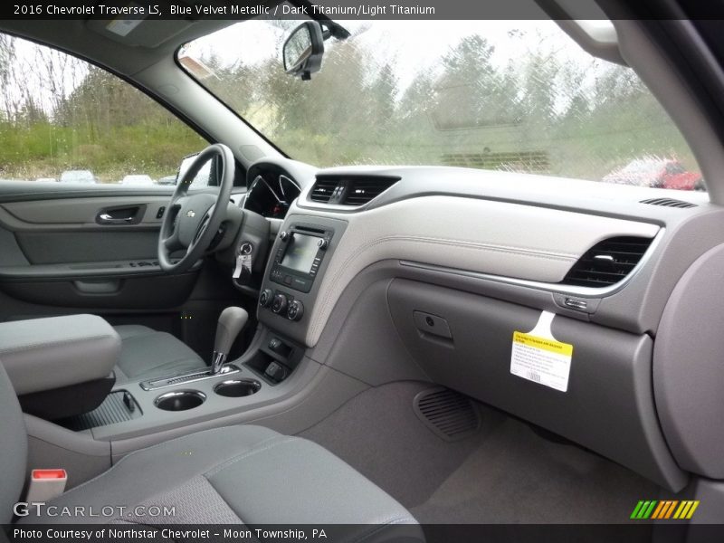 Blue Velvet Metallic / Dark Titanium/Light Titanium 2016 Chevrolet Traverse LS