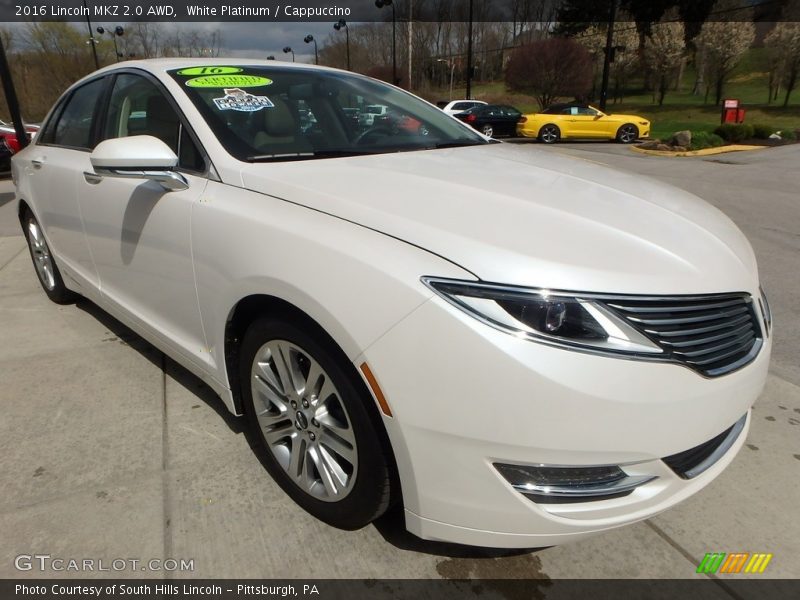 Front 3/4 View of 2016 MKZ 2.0 AWD
