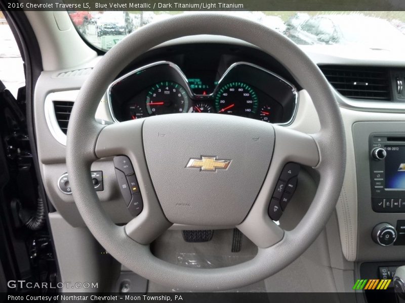 Blue Velvet Metallic / Dark Titanium/Light Titanium 2016 Chevrolet Traverse LS