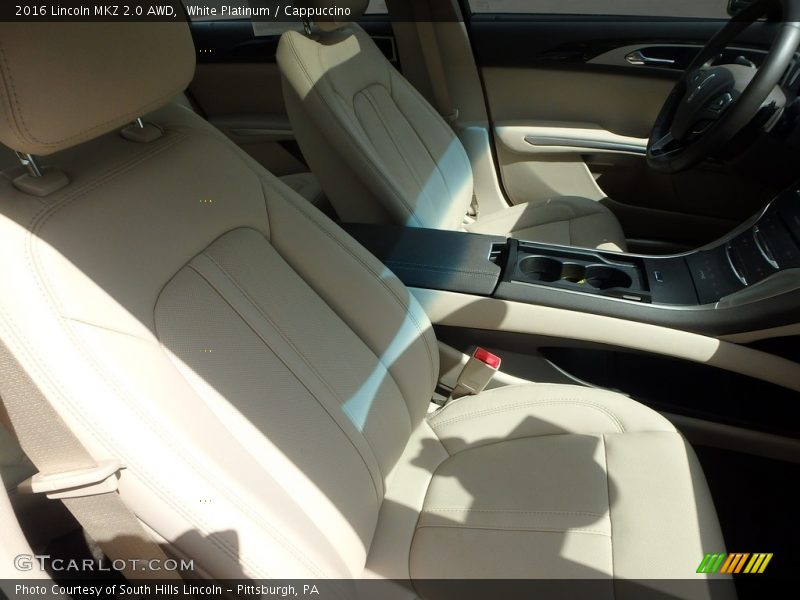 White Platinum / Cappuccino 2016 Lincoln MKZ 2.0 AWD