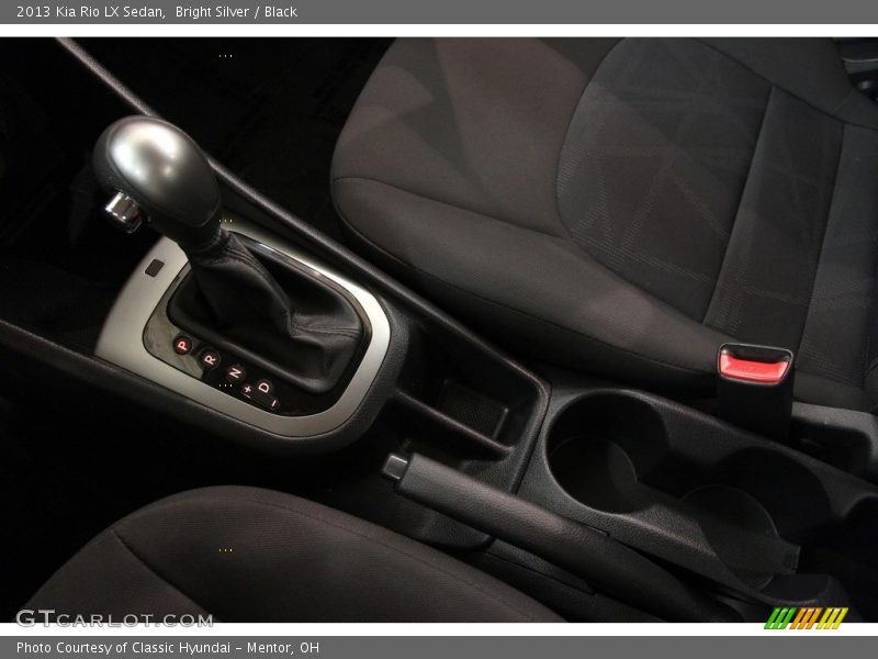 Bright Silver / Black 2013 Kia Rio LX Sedan