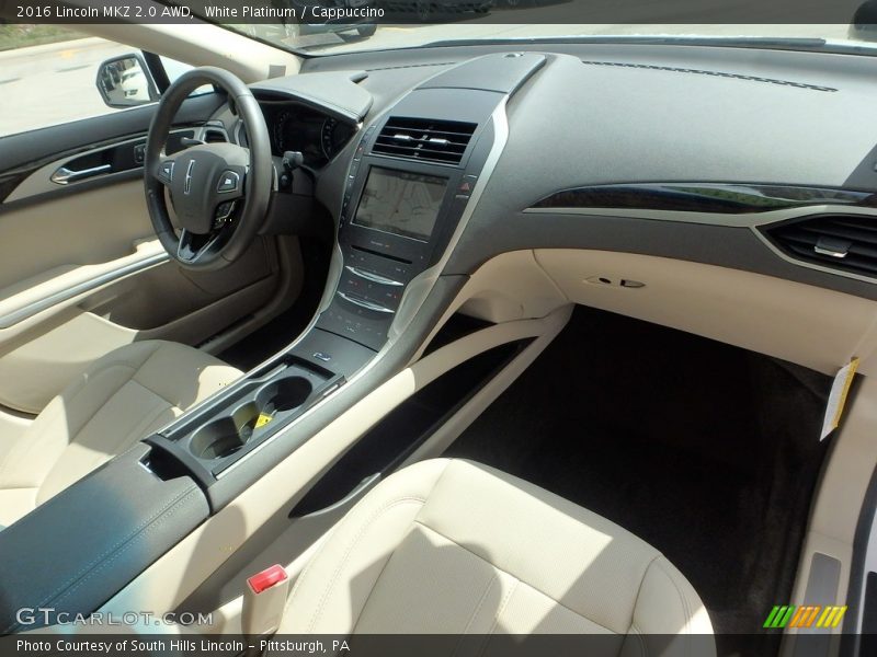 White Platinum / Cappuccino 2016 Lincoln MKZ 2.0 AWD