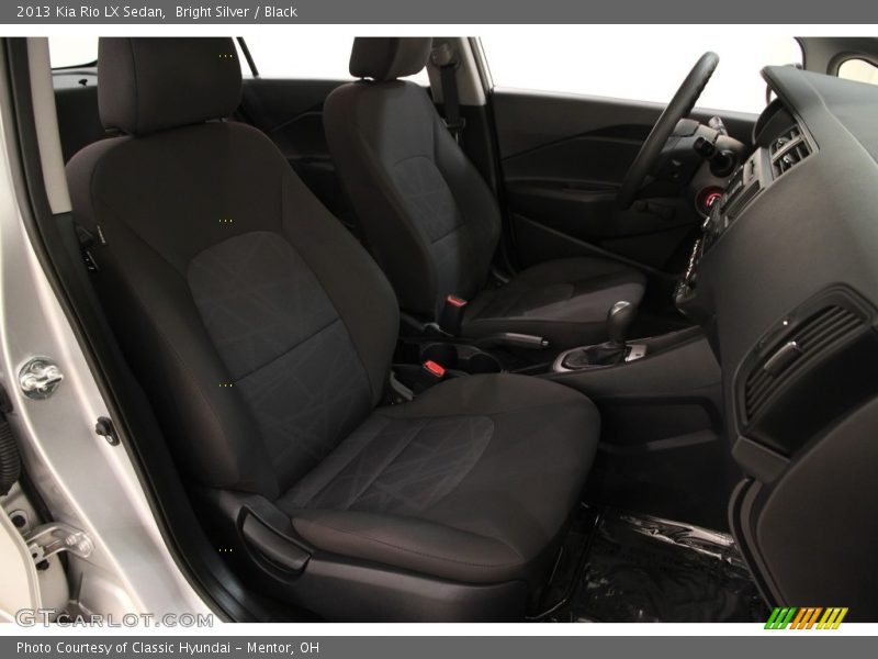 Bright Silver / Black 2013 Kia Rio LX Sedan