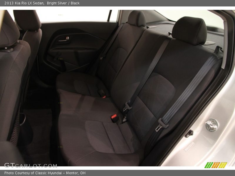 Bright Silver / Black 2013 Kia Rio LX Sedan
