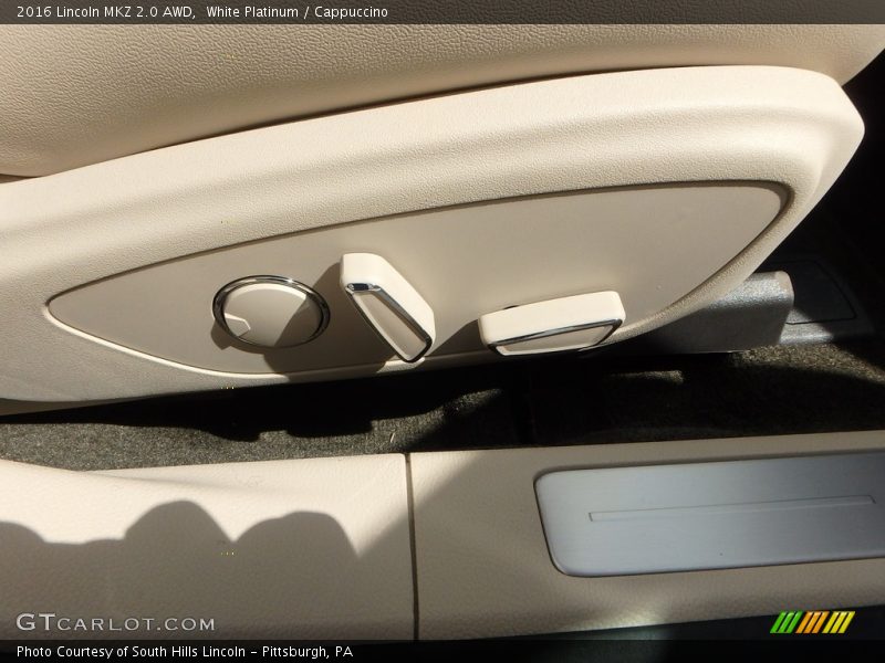 White Platinum / Cappuccino 2016 Lincoln MKZ 2.0 AWD