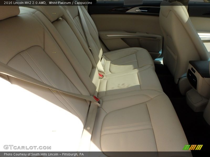 White Platinum / Cappuccino 2016 Lincoln MKZ 2.0 AWD