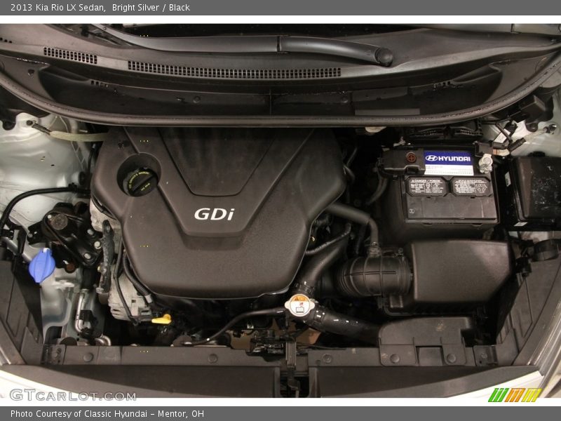 Bright Silver / Black 2013 Kia Rio LX Sedan