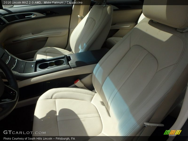 White Platinum / Cappuccino 2016 Lincoln MKZ 2.0 AWD