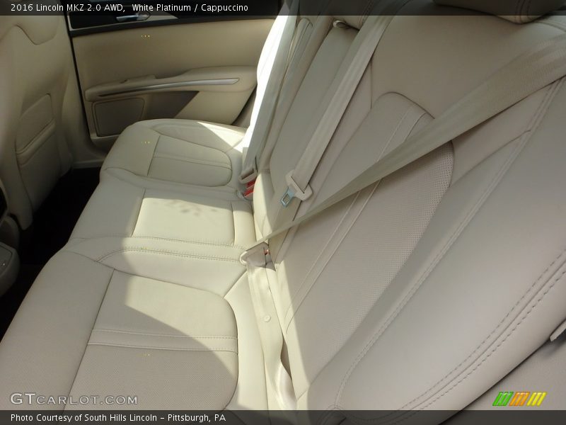 White Platinum / Cappuccino 2016 Lincoln MKZ 2.0 AWD