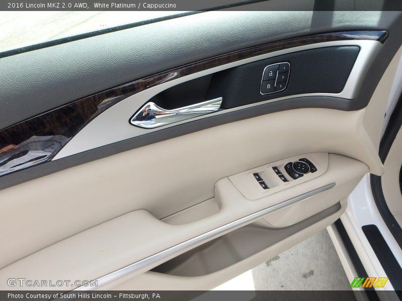 White Platinum / Cappuccino 2016 Lincoln MKZ 2.0 AWD