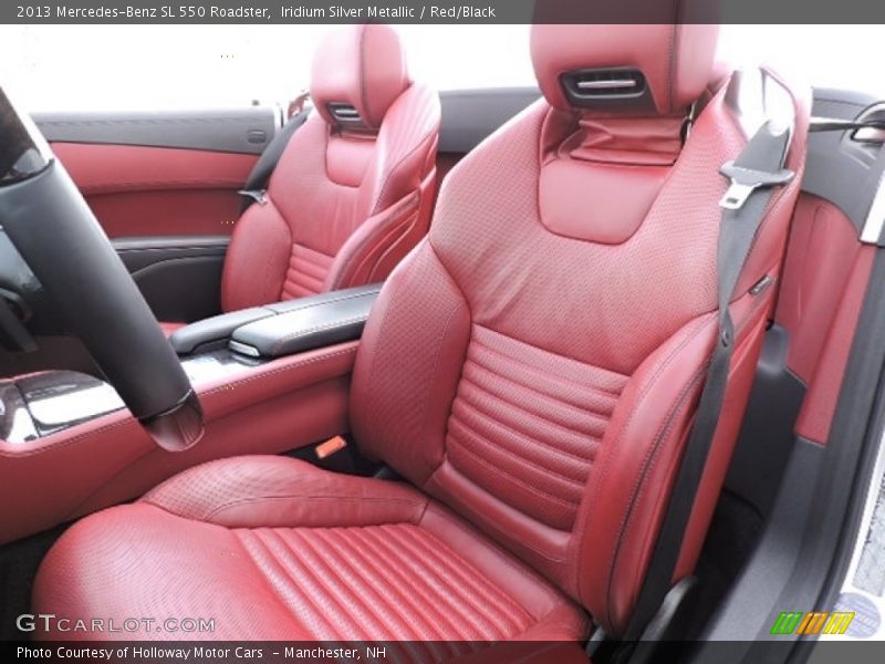 Iridium Silver Metallic / Red/Black 2013 Mercedes-Benz SL 550 Roadster