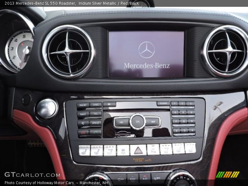 Iridium Silver Metallic / Red/Black 2013 Mercedes-Benz SL 550 Roadster