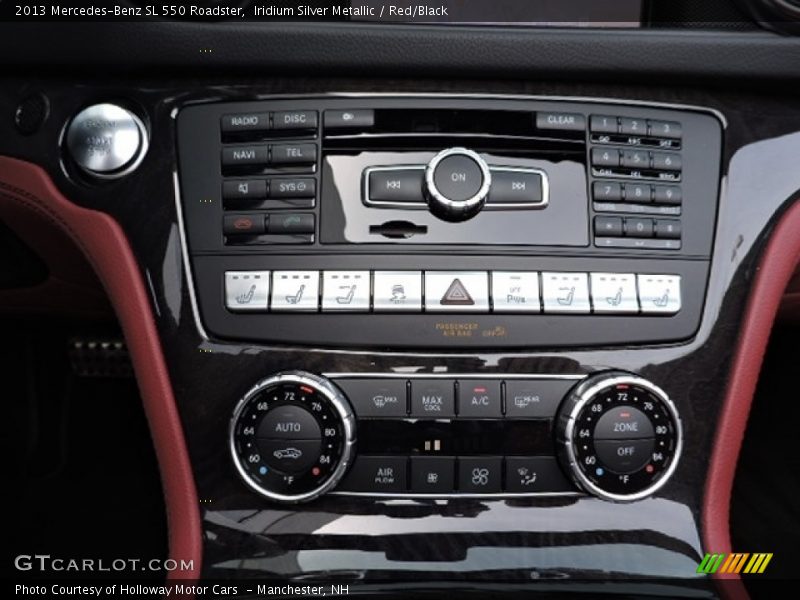 Iridium Silver Metallic / Red/Black 2013 Mercedes-Benz SL 550 Roadster