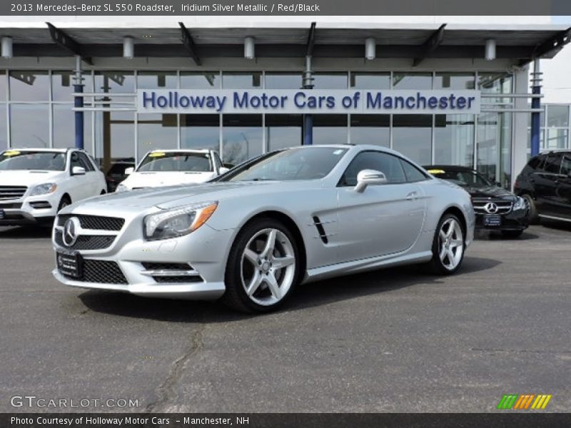 Iridium Silver Metallic / Red/Black 2013 Mercedes-Benz SL 550 Roadster