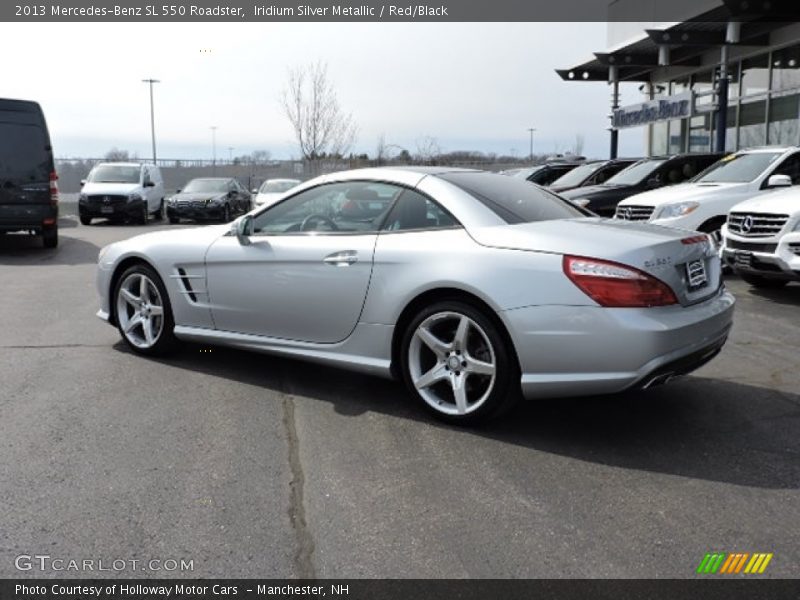 Iridium Silver Metallic / Red/Black 2013 Mercedes-Benz SL 550 Roadster