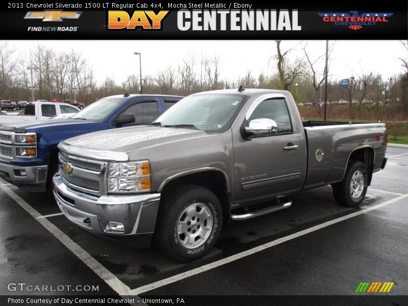 Mocha Steel Metallic / Ebony 2013 Chevrolet Silverado 1500 LT Regular Cab 4x4