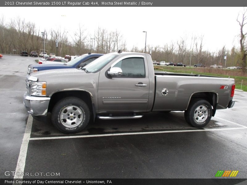Mocha Steel Metallic / Ebony 2013 Chevrolet Silverado 1500 LT Regular Cab 4x4