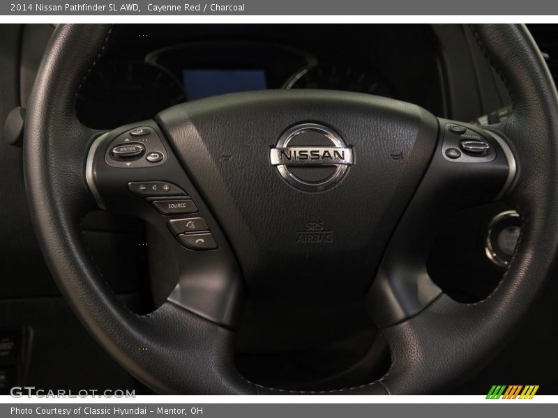 Cayenne Red / Charcoal 2014 Nissan Pathfinder SL AWD