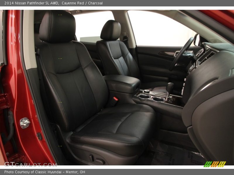 Cayenne Red / Charcoal 2014 Nissan Pathfinder SL AWD