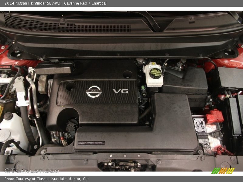 Cayenne Red / Charcoal 2014 Nissan Pathfinder SL AWD