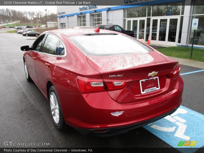 Crystal Red Tintcoat / Jet Black 2016 Chevrolet Malibu LT