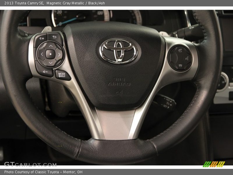 Magnetic Gray Metallic / Black/Ash 2013 Toyota Camry SE