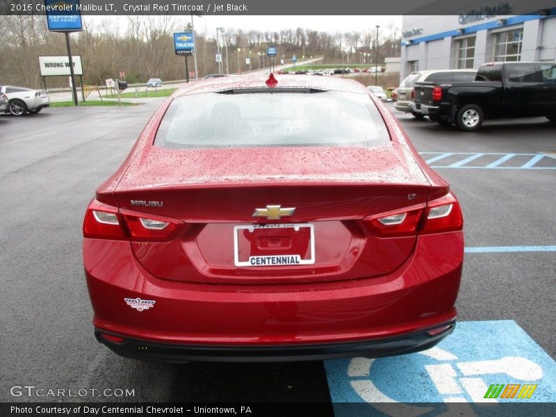 Crystal Red Tintcoat / Jet Black 2016 Chevrolet Malibu LT