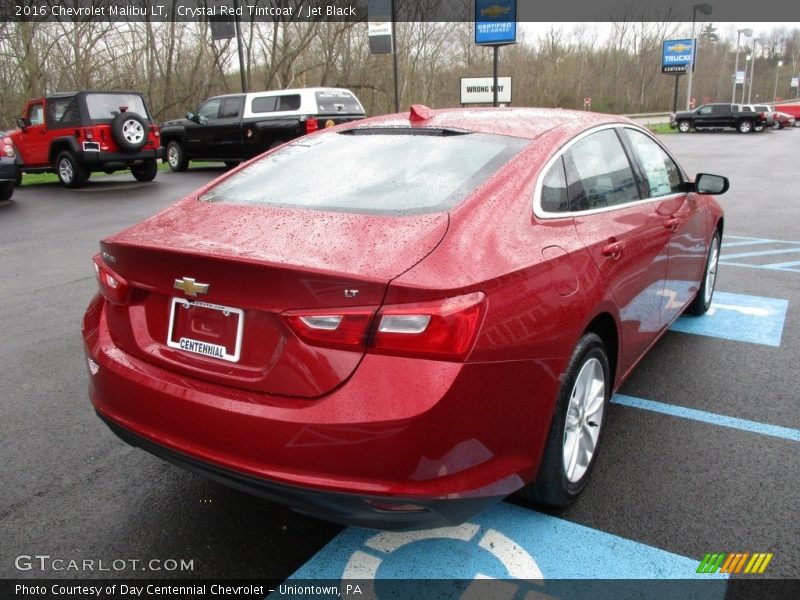 Crystal Red Tintcoat / Jet Black 2016 Chevrolet Malibu LT