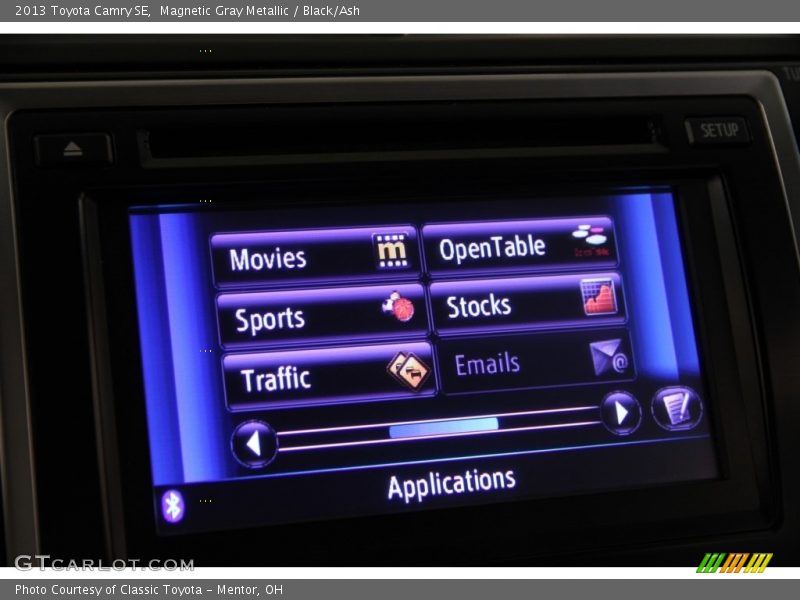 Magnetic Gray Metallic / Black/Ash 2013 Toyota Camry SE