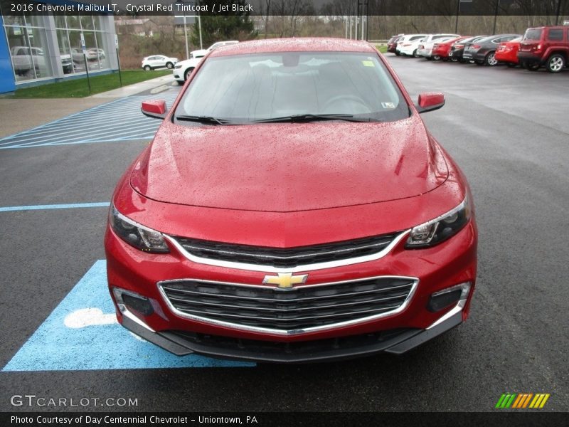 Crystal Red Tintcoat / Jet Black 2016 Chevrolet Malibu LT