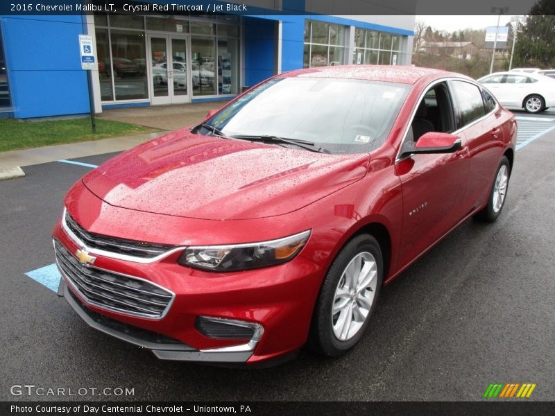 Crystal Red Tintcoat / Jet Black 2016 Chevrolet Malibu LT