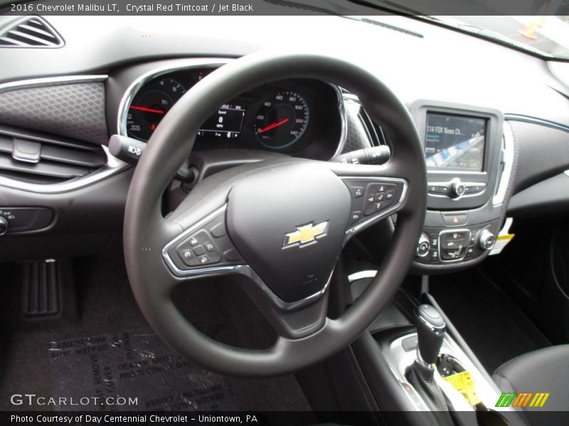 Crystal Red Tintcoat / Jet Black 2016 Chevrolet Malibu LT