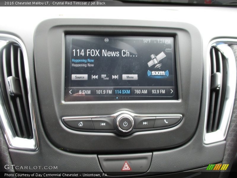 Crystal Red Tintcoat / Jet Black 2016 Chevrolet Malibu LT