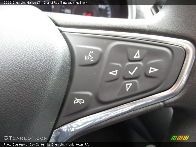 Crystal Red Tintcoat / Jet Black 2016 Chevrolet Malibu LT
