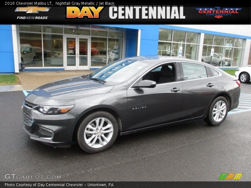Nightfall Gray Metallic / Jet Black 2016 Chevrolet Malibu LT