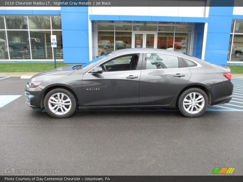 Nightfall Gray Metallic / Jet Black 2016 Chevrolet Malibu LT