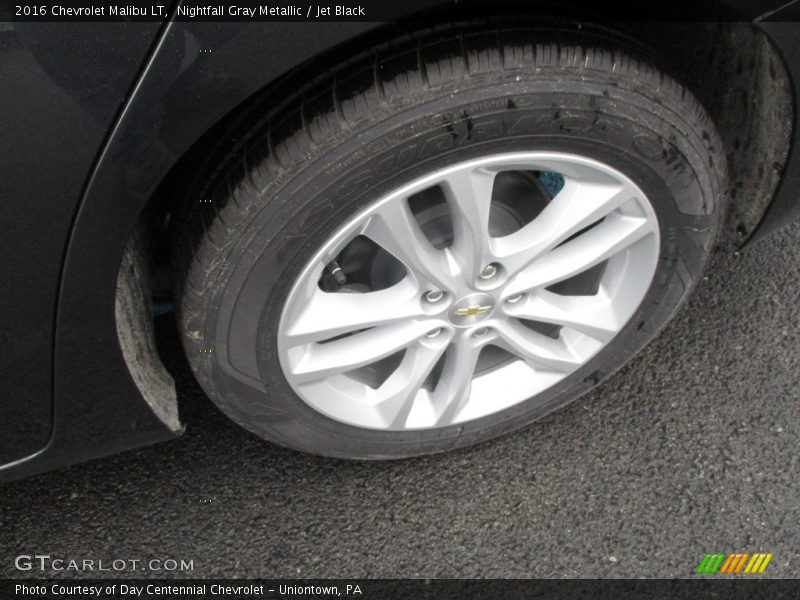 Nightfall Gray Metallic / Jet Black 2016 Chevrolet Malibu LT