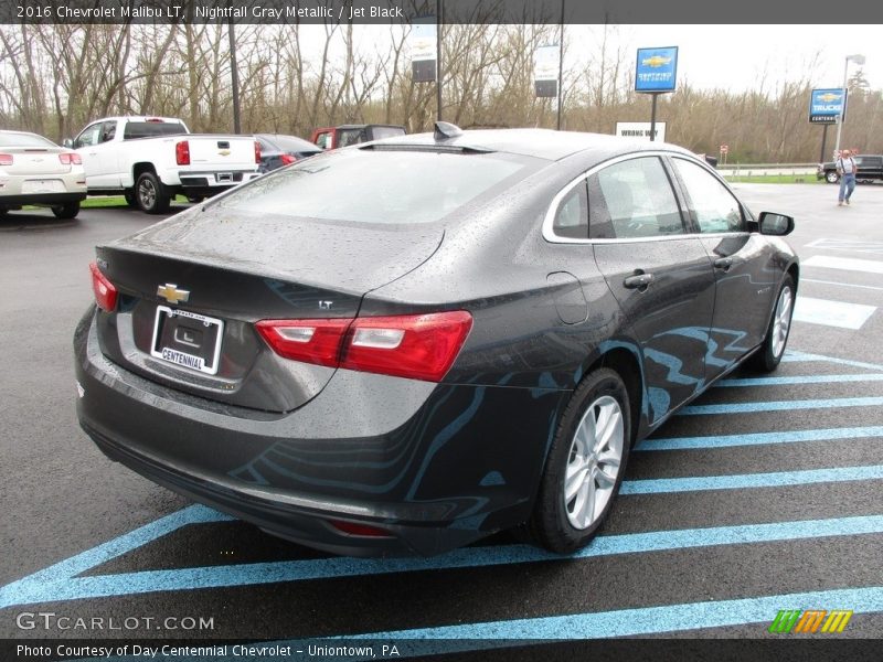 Nightfall Gray Metallic / Jet Black 2016 Chevrolet Malibu LT