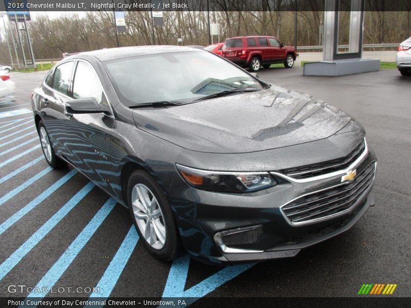 Nightfall Gray Metallic / Jet Black 2016 Chevrolet Malibu LT