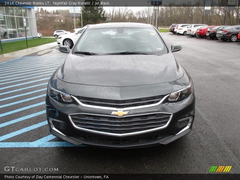 Nightfall Gray Metallic / Jet Black 2016 Chevrolet Malibu LT