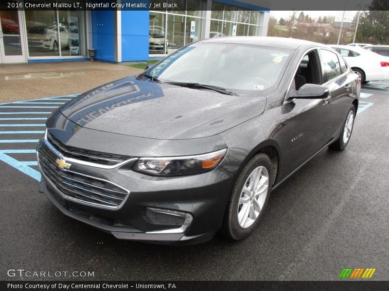 Nightfall Gray Metallic / Jet Black 2016 Chevrolet Malibu LT