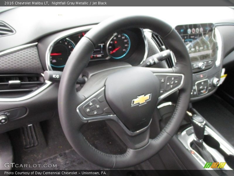 Nightfall Gray Metallic / Jet Black 2016 Chevrolet Malibu LT