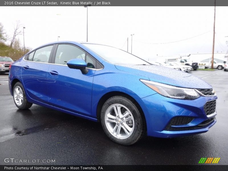 Kinetic Blue Metallic / Jet Black 2016 Chevrolet Cruze LT Sedan