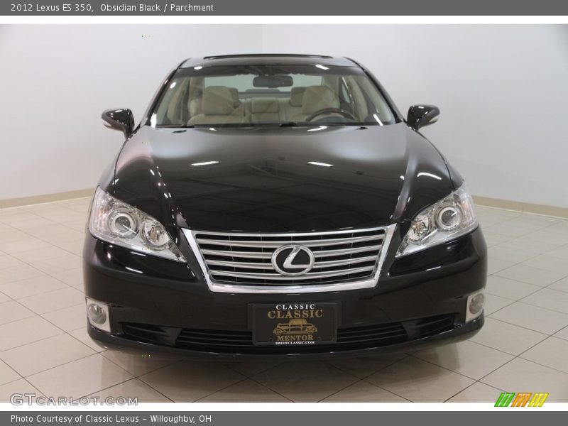 Obsidian Black / Parchment 2012 Lexus ES 350