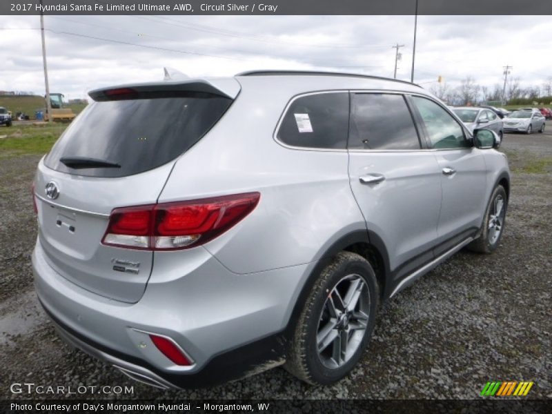 Circuit Silver / Gray 2017 Hyundai Santa Fe Limited Ultimate AWD